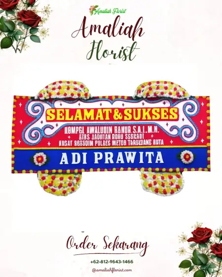 Papan Bunga Ucapan Selamat Sidomekar